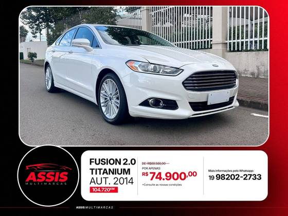 FORD FUSION 2.0 TITANIUM FWD 16V GASOLINA 4P AUTOMÁTICO